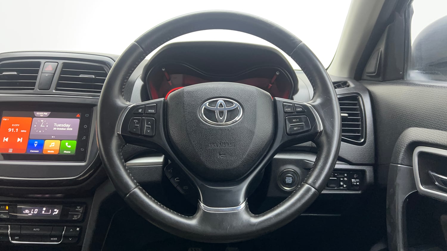 Used 2021 Toyota Urban Cruiser Premium Grade MT Petrol Manual interior STEERING VIEW