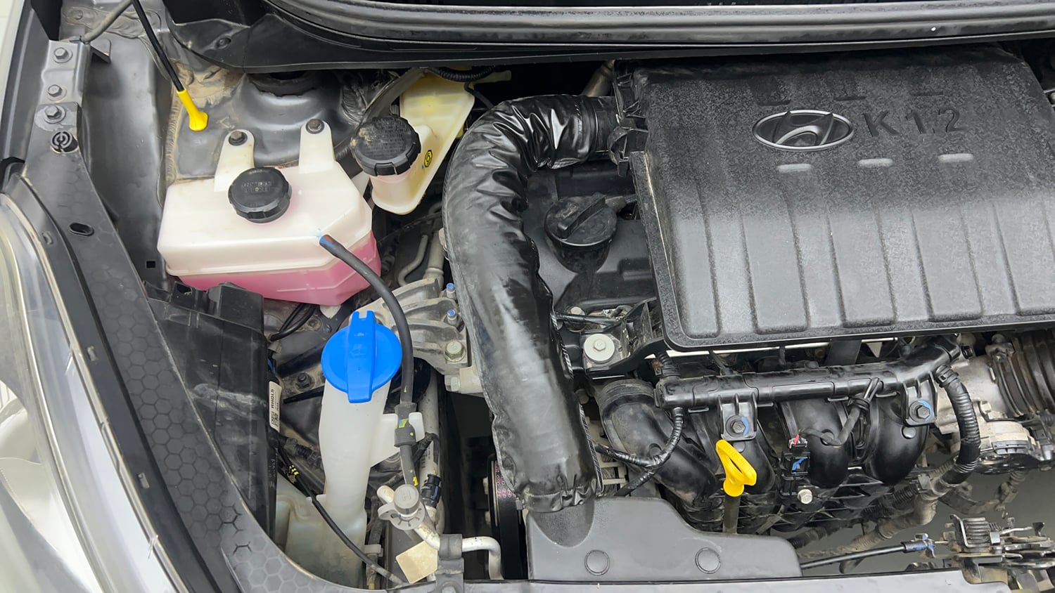 Used 2022 Hyundai Grand i10 Nios Sportz 1.2 Kappa VTVT Petrol Manual engine ENGINE RIGHT SIDE VIEW