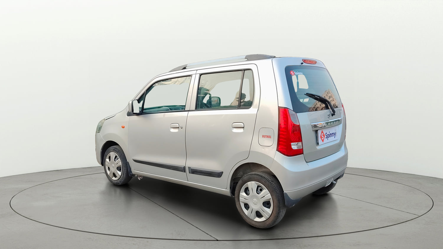 Used 2013 Maruti Suzuki Wagon R VXI Petrol Manual exterior LEFT REAR CORNER VIEW