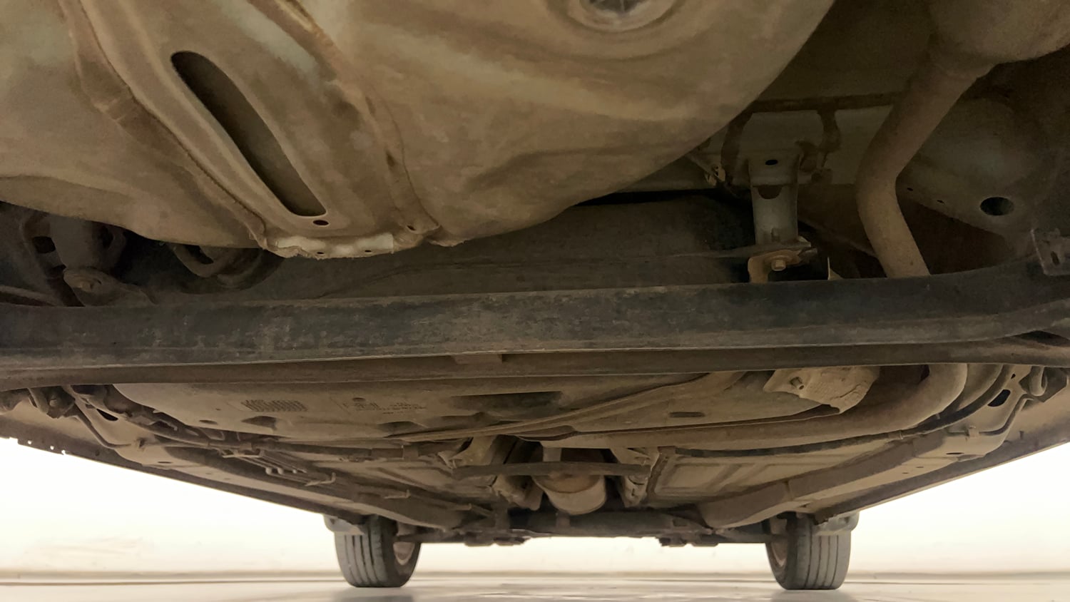 Used 2021 Maruti Suzuki Baleno Zeta Petrol Manual extra REAR UNDERBODY VIEW (TAKEN FROM REAR)