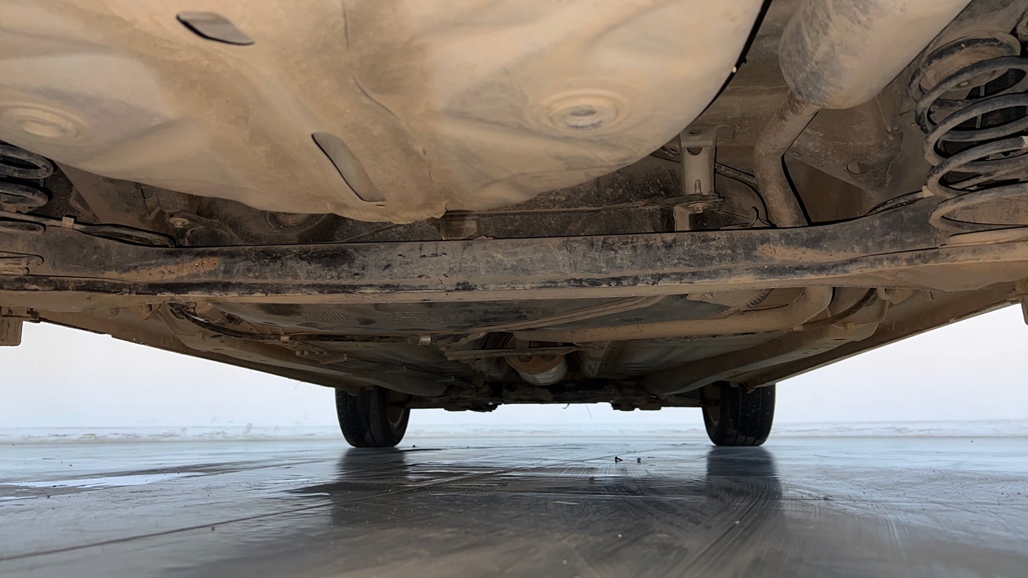 Used 2018 Maruti Suzuki Baleno Zeta 1.2 Petrol Manual extra REAR UNDERBODY VIEW (TAKEN FROM REAR)