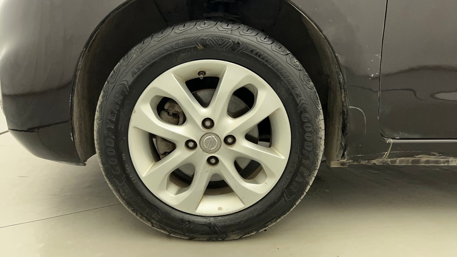 Used 2019 Nissan Micra XV CVT Petrol Automatic tyres LEFT FRONT TYRE RIM VIEW