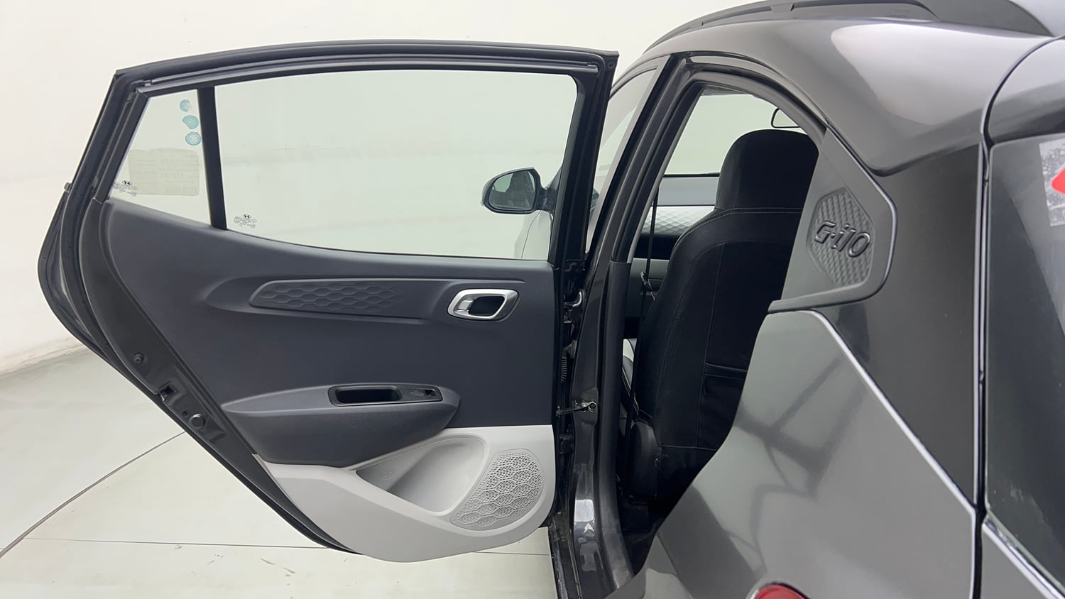 Used 2022 Hyundai Grand i10 Nios Sportz 1.2 Kappa VTVT Petrol Manual interior LEFT REAR DOOR OPEN VIEW