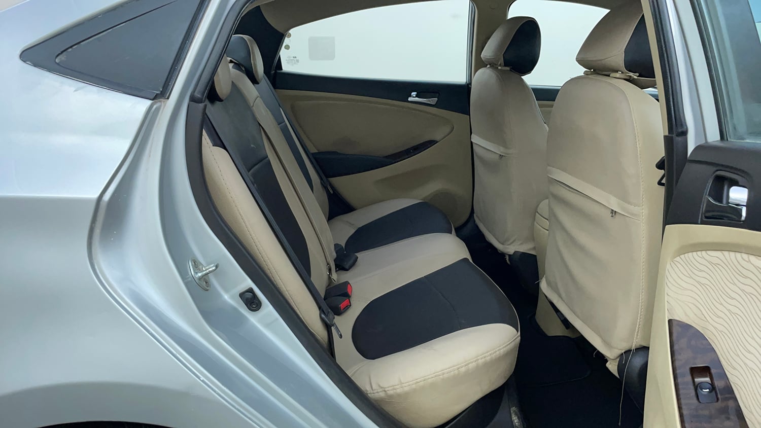 Used 2014 Hyundai Verna Fluidic 1.6 VTVT SX Petrol Manual interior RIGHT SIDE REAR DOOR CABIN VIEW