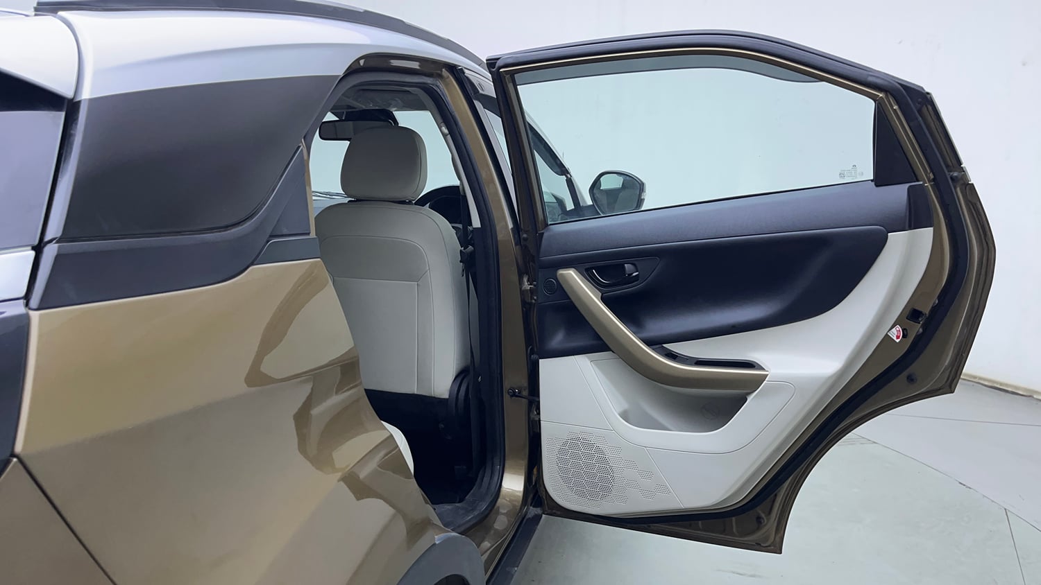 Used 2022 Tata Nexon XZA Plus (Premium) Diesel Jet Diesel Automatic interior RIGHT REAR DOOR OPEN VIEW