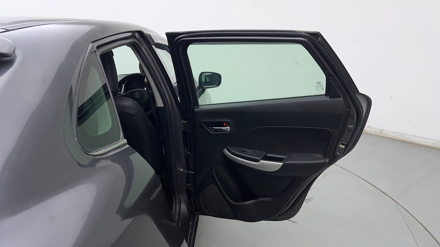 Used 2018 Maruti Suzuki Baleno Zeta 1.2 Petrol Manual interior RIGHT REAR DOOR OPEN VIEW