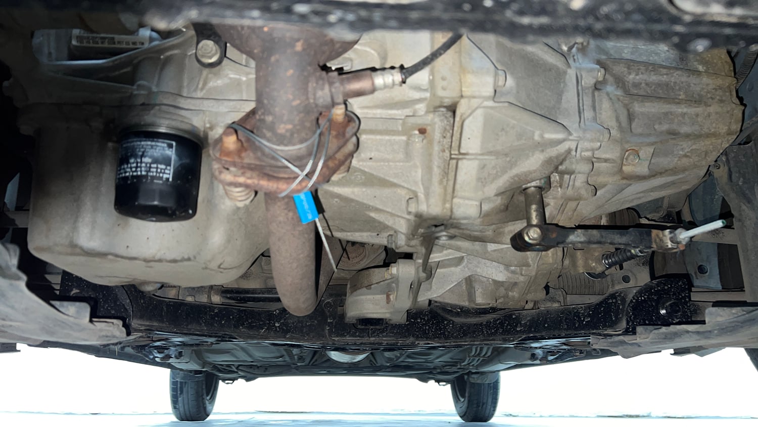 Used 2021 Maruti Suzuki Swift LXi Petrol Manual extra FRONT LEFT UNDERBODY VIEW