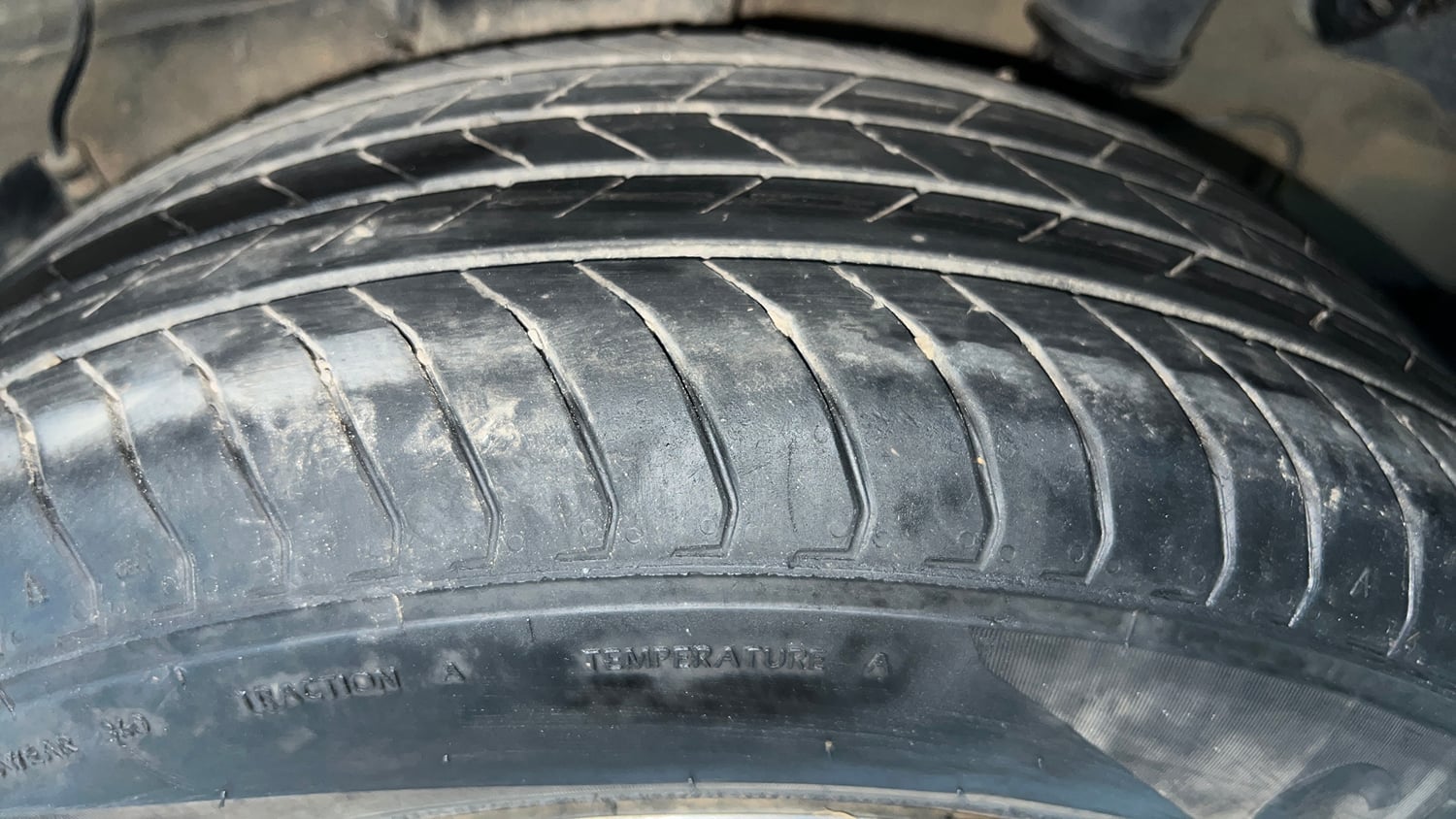Used 2026 Hyundai Venue 1.2 Kappa Petrol MT HX5 Petrol Manual tyres LEFT REAR TYRE TREAD VIEW