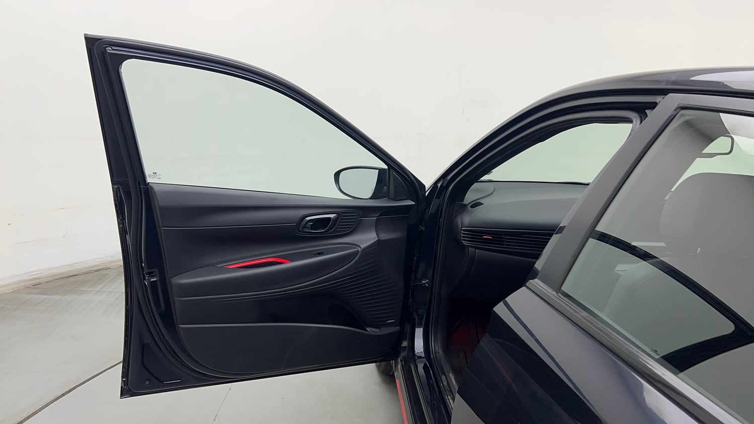 Used 2022 Hyundai i20 N Line N8 1.0 Turbo DCT Petrol Automatic interior LEFT FRONT DOOR OPEN VIEW