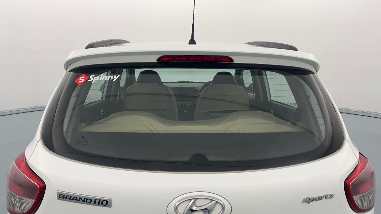 Used 2019 Hyundai Grand i10 Sportz 1.2 Kappa VTVT Petrol Manual exterior BACK WINDSHIELD VIEW