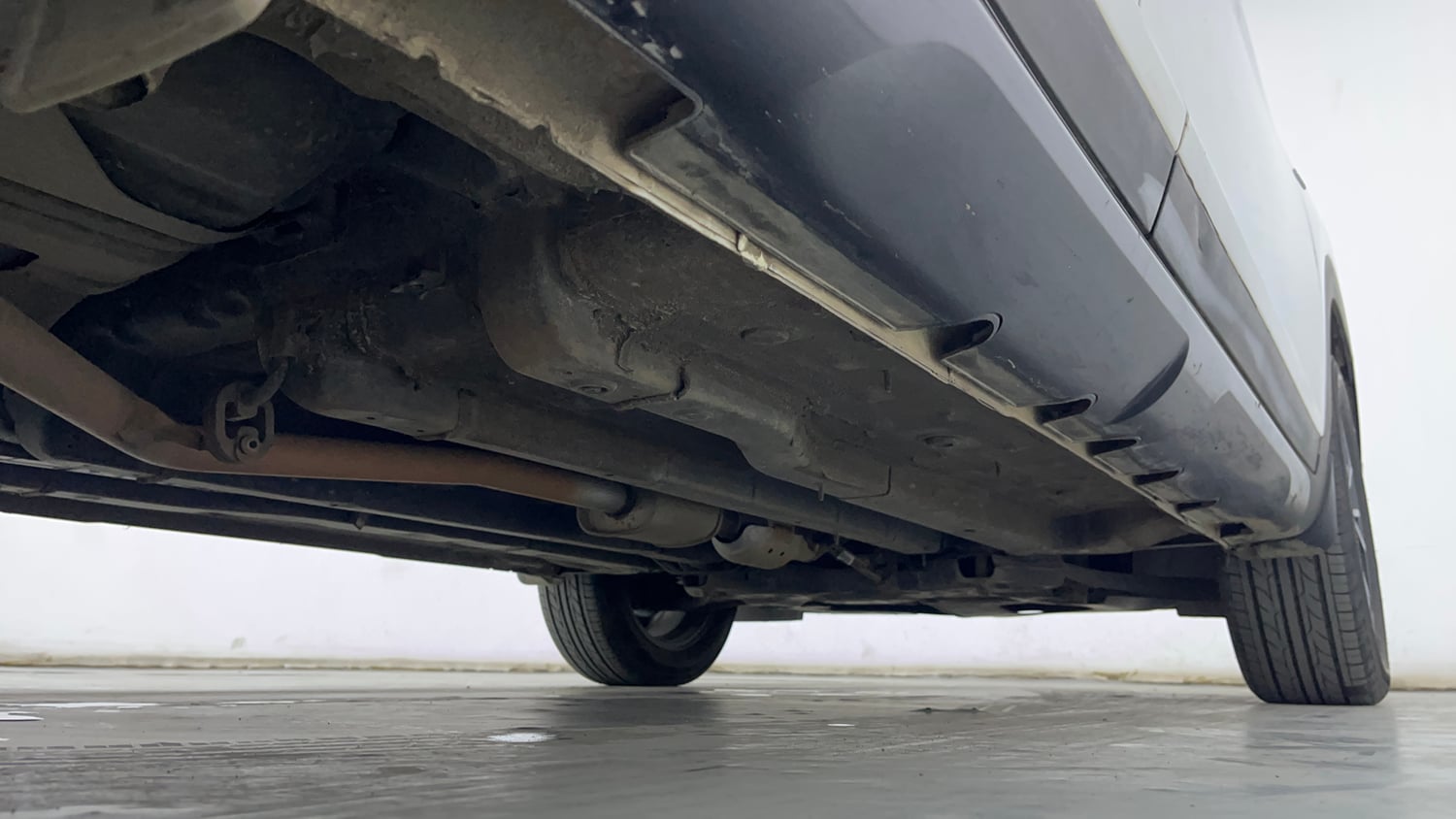Used 2022 Hyundai Creta SX (O) 1.5 Petrol IVT Knight Petrol Automatic extra REAR RIGHT UNDERBODY VIEW