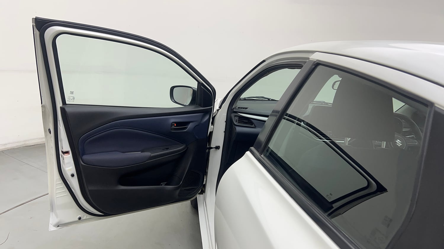 Used 2023 Maruti Suzuki Baleno Delta AGS Petrol Automatic interior LEFT FRONT DOOR OPEN VIEW