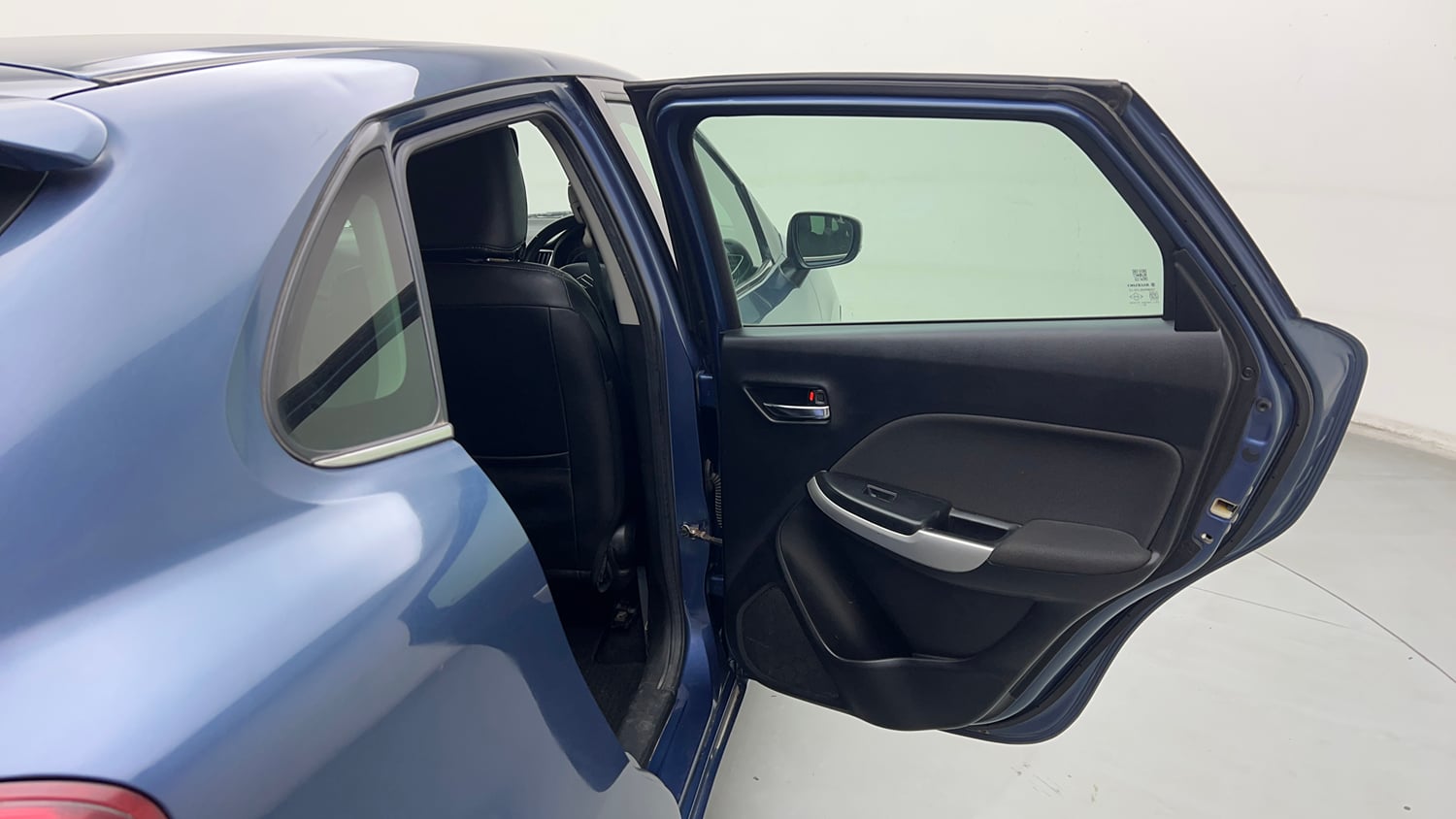 Used 2018 Maruti Suzuki Baleno Zeta 1.2 AT Petrol Automatic interior RIGHT REAR DOOR OPEN VIEW