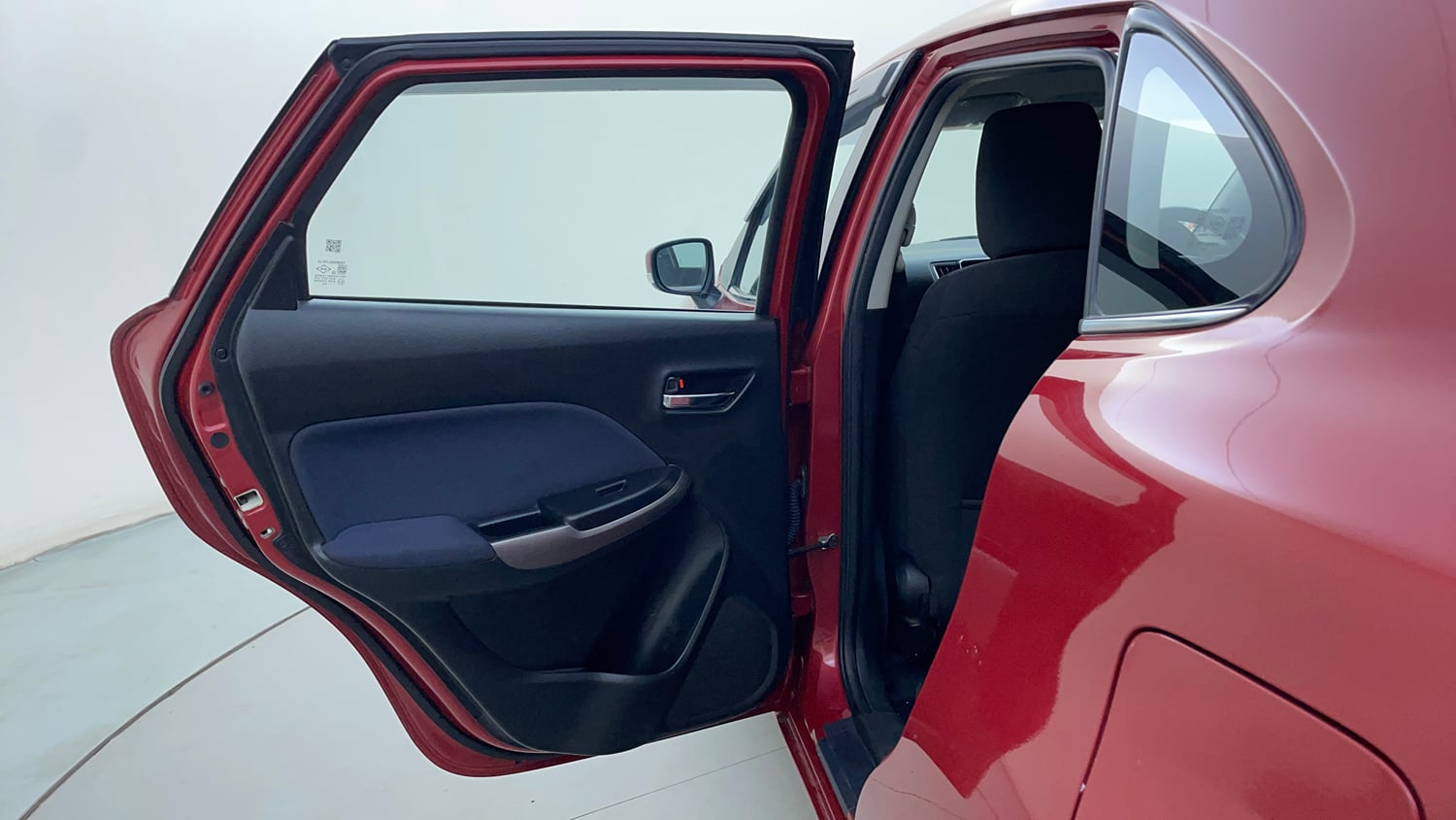 Used 2020 Maruti Suzuki Baleno Zeta Petrol Manual interior LEFT REAR DOOR OPEN VIEW