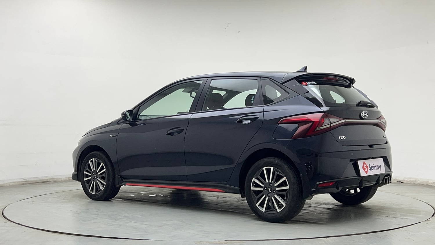 Used 2022 Hyundai i20 N Line N8 1.0 Turbo DCT Petrol Automatic exterior LEFT REAR CORNER VIEW