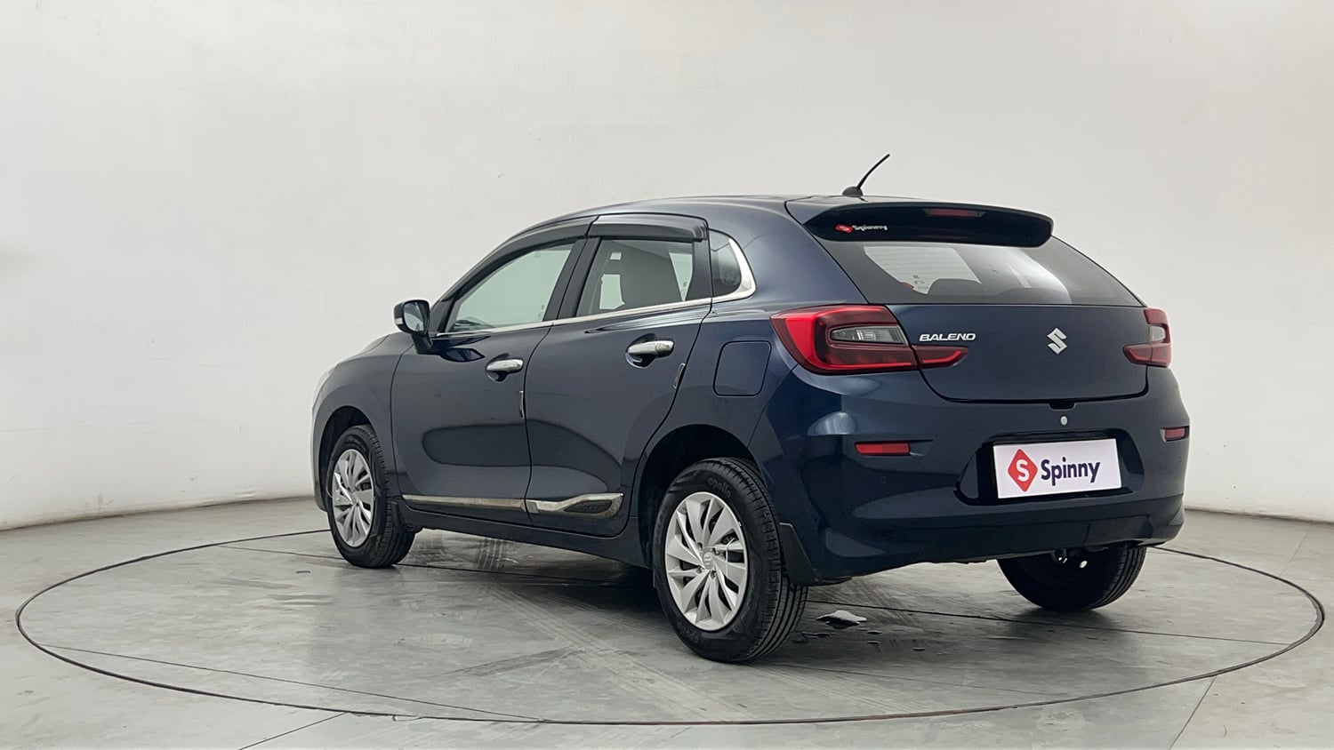Used 2026 Maruti Suzuki Baleno Delta AGS Petrol Automatic exterior LEFT REAR CORNER VIEW
