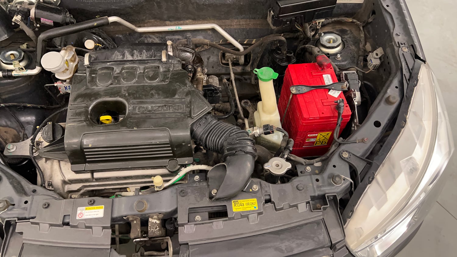 Used 2015 Maruti Suzuki Alto K10 VXi Petrol Manual engine ENGINE LEFT SIDE VIEW