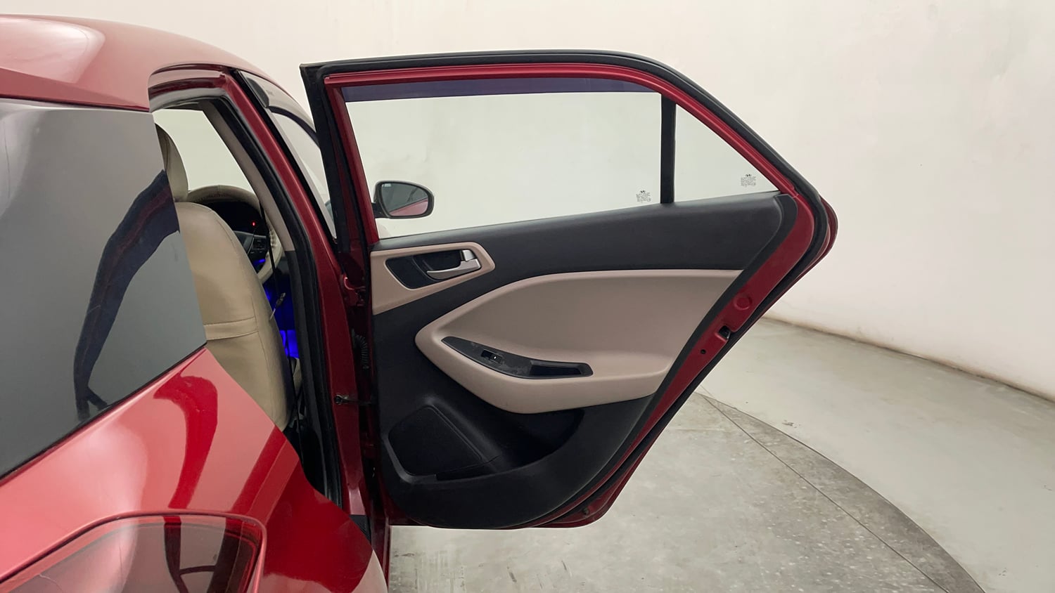 Used 2020 Hyundai Elite i20 Sportz Plus 1.2 Petrol Manual interior RIGHT REAR DOOR OPEN VIEW