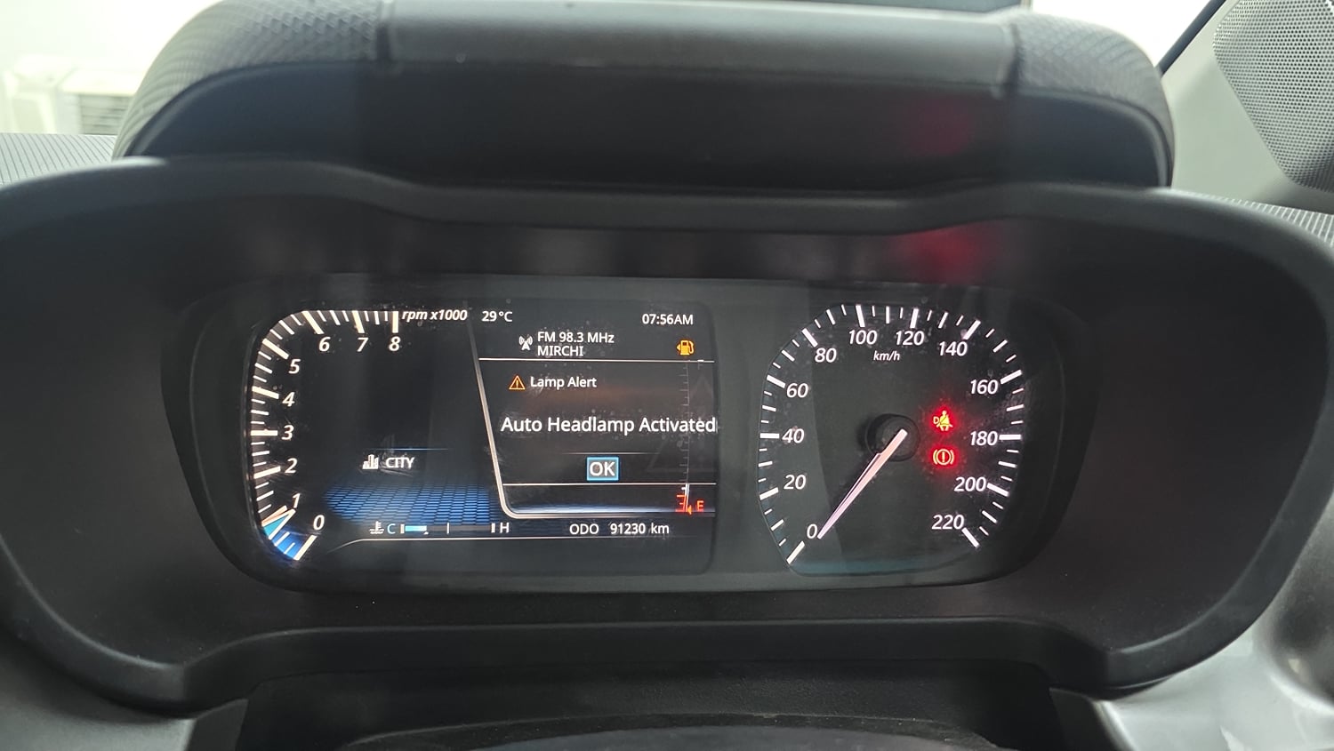 Used 2020 Tata Altroz XZ Petrol Petrol Manual interior CLUSTERMETER VIEW