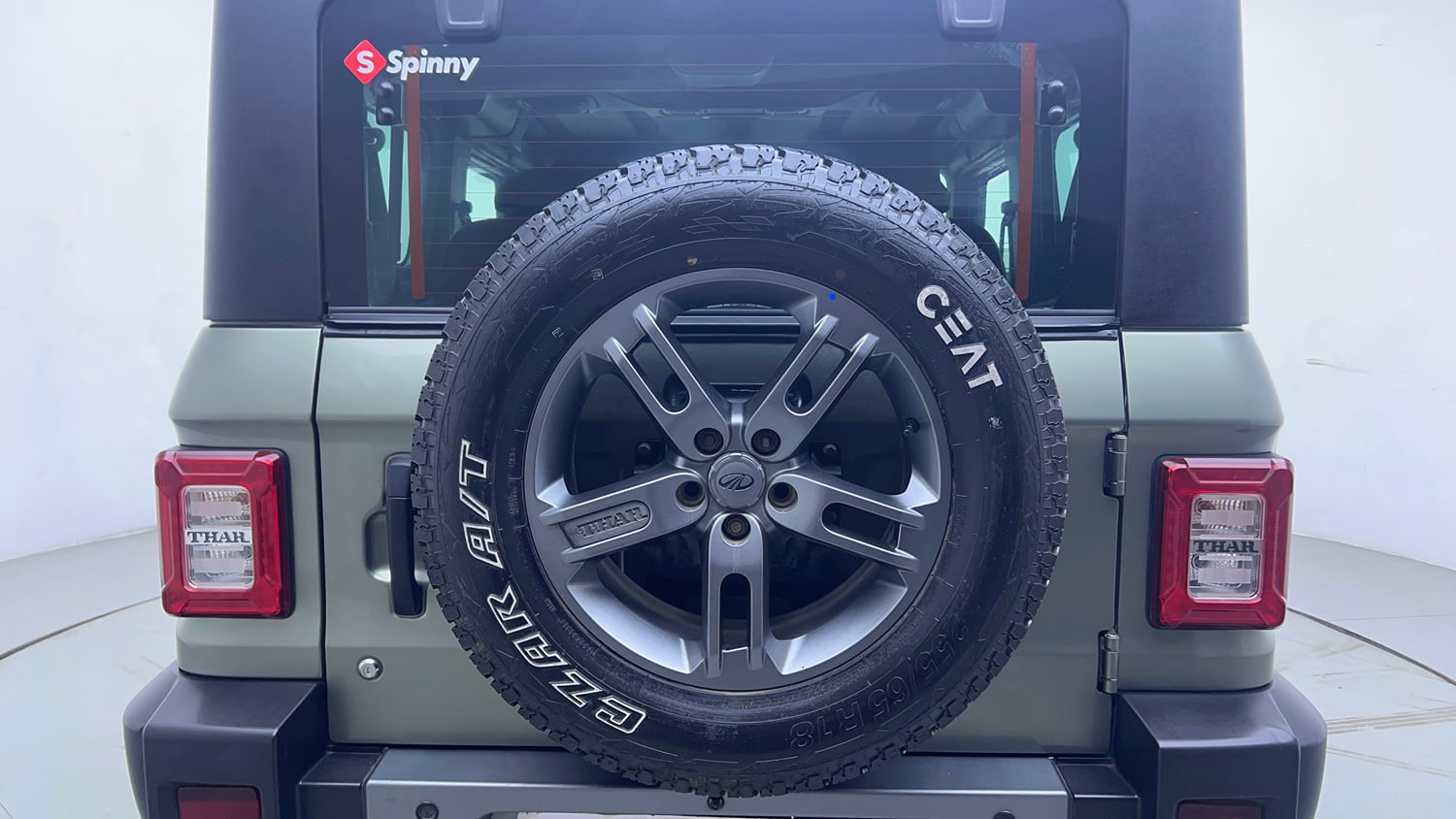 Used 2021 mahindra Thar LX Hard Top Petrol MT 4WD Petrol Manual tyres SPARE TYRE VIEW