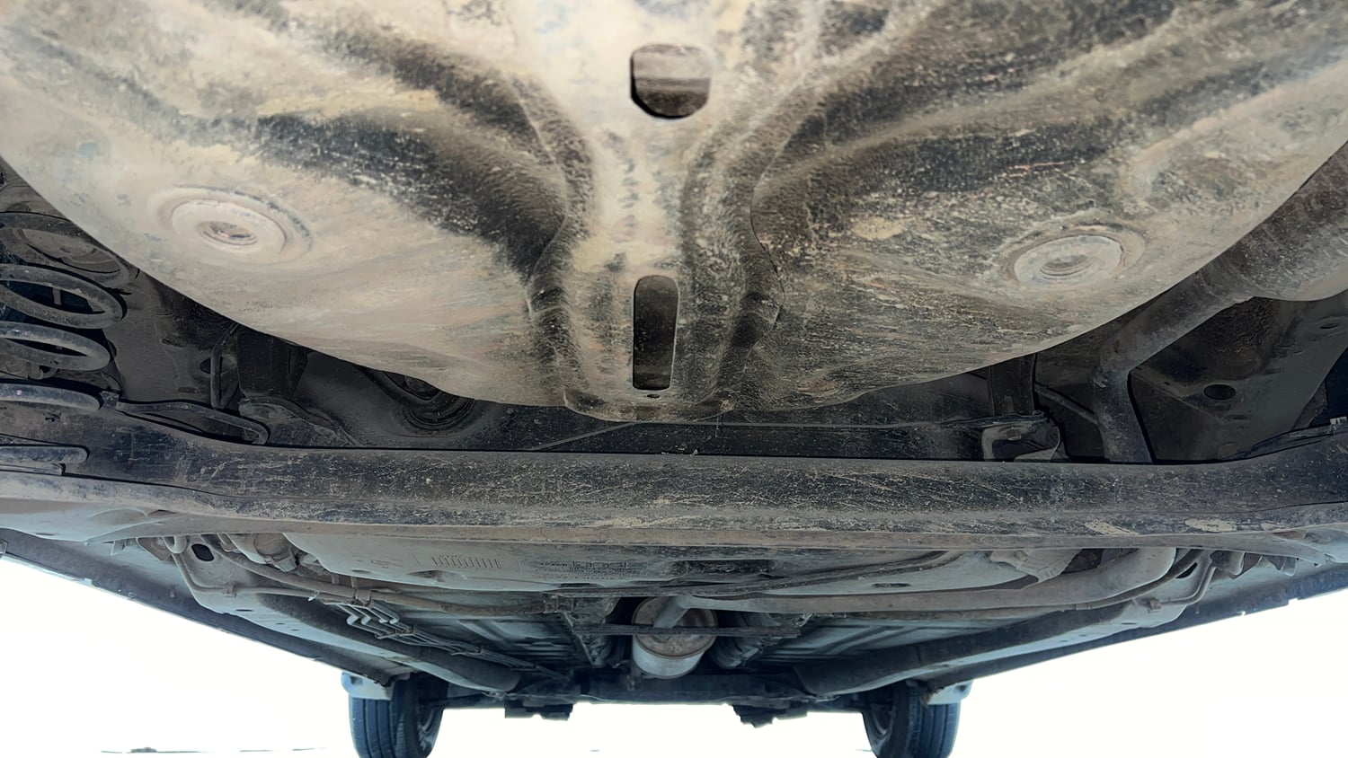 Used 2018 Maruti Suzuki Baleno Delta 1.2 Petrol Manual extra REAR UNDERBODY VIEW (TAKEN FROM REAR)