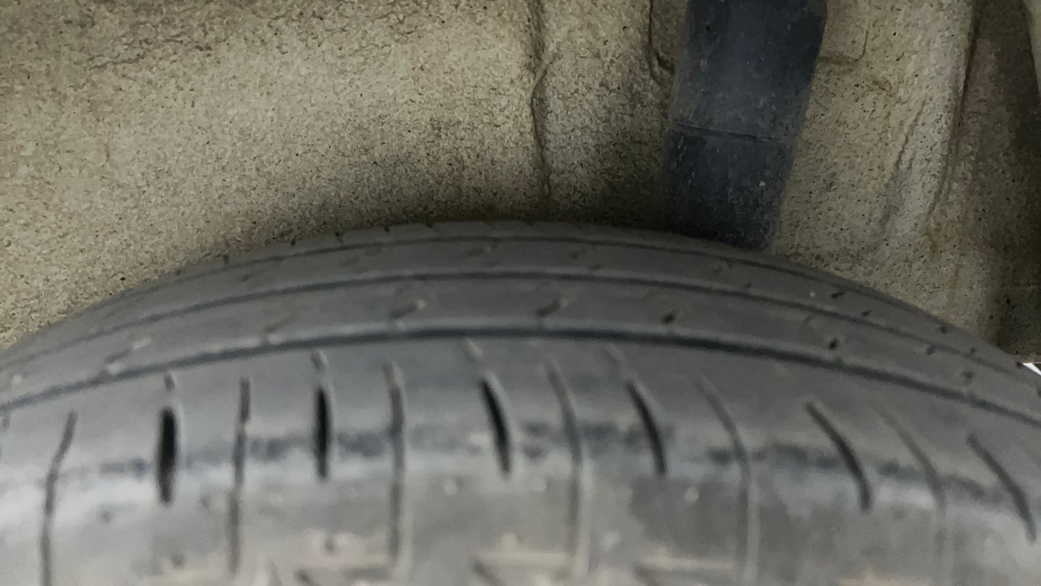 Used 2025 Maruti Suzuki Celerio VXi Petrol Manual tyres LEFT REAR TYRE TREAD VIEW