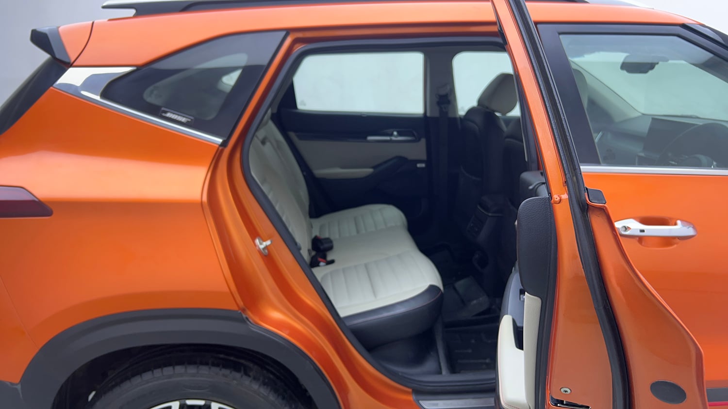 Used 2020 Kia Seltos GTX Plus 1.4 Petrol Manual interior RIGHT SIDE REAR DOOR CABIN VIEW