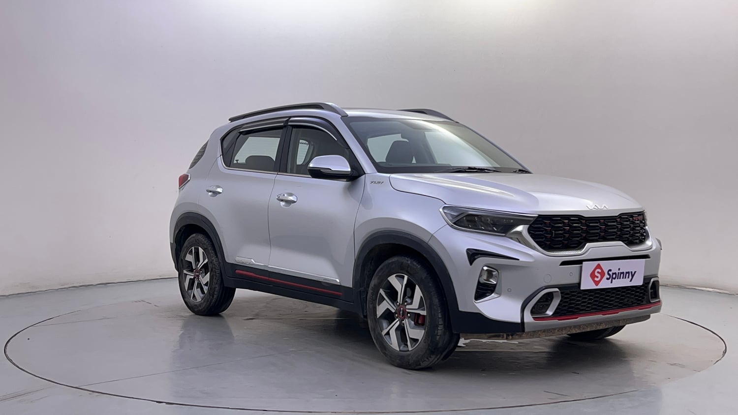 Used 2022 Kia Sonet GTX Plus 1.0 DCT Petrol Automatic exterior RIGHT FRONT CORNER VIEW