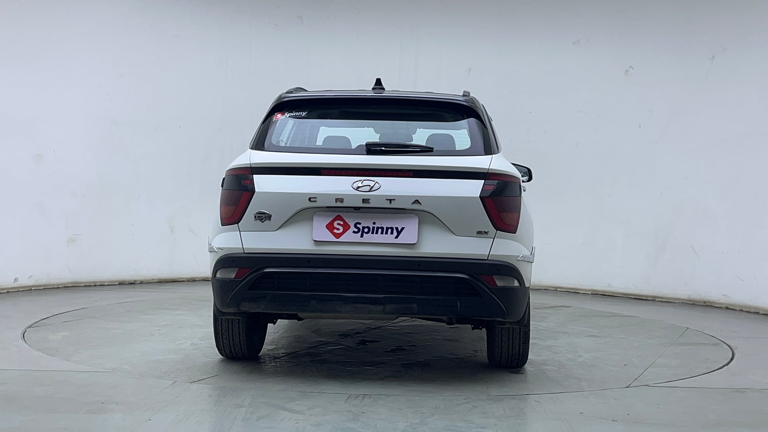 Used 2022 Hyundai Creta SX (O) 1.5 Petrol IVT Knight Petrol Automatic exterior BACK VIEW