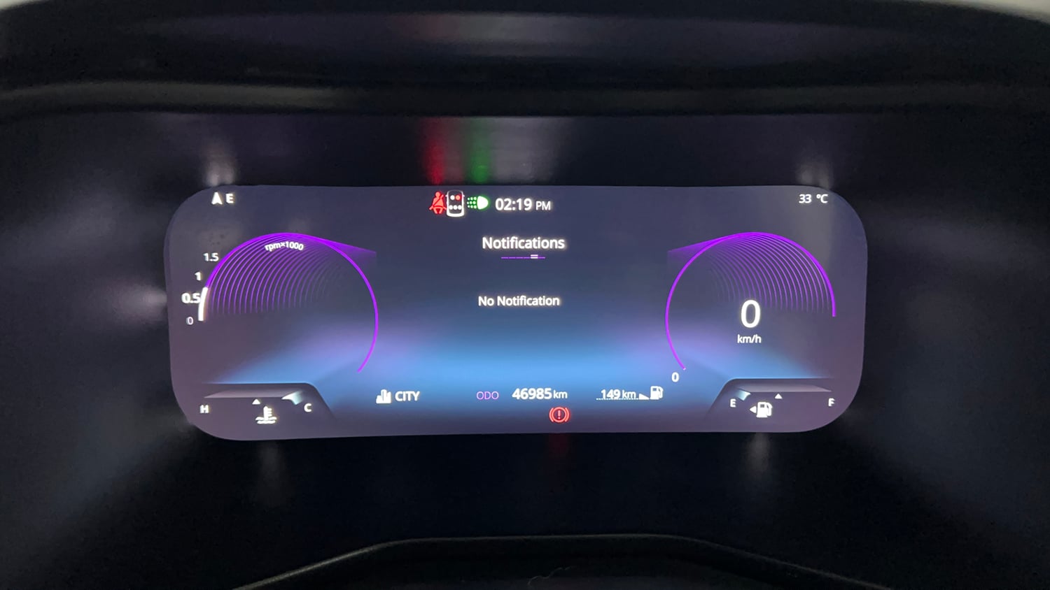 Used 2025 Tata Nexon Fearless Plus S 1.5 Revotorq Diesel 6MT DT Diesel Manual interior CLUSTERMETER VIEW