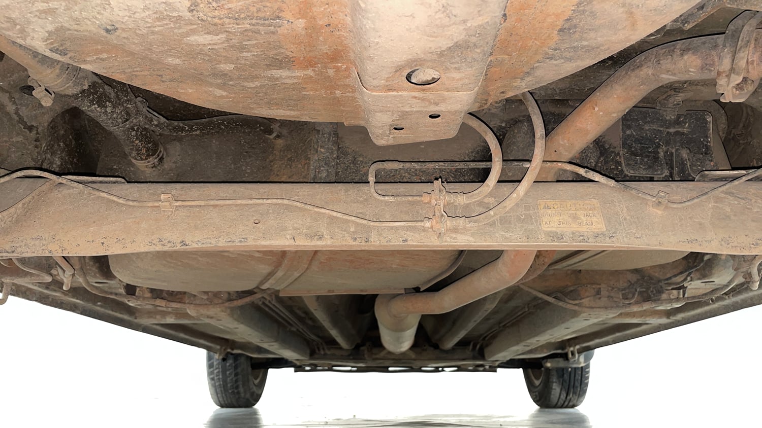 Used 2015 Maruti Suzuki Ritz Zxi BS-IV Petrol Manual extra REAR UNDERBODY VIEW (TAKEN FROM REAR)