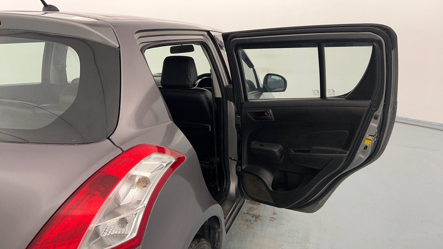 Used 2017 Maruti Suzuki Swift LXi Petrol Manual interior RIGHT REAR DOOR OPEN VIEW