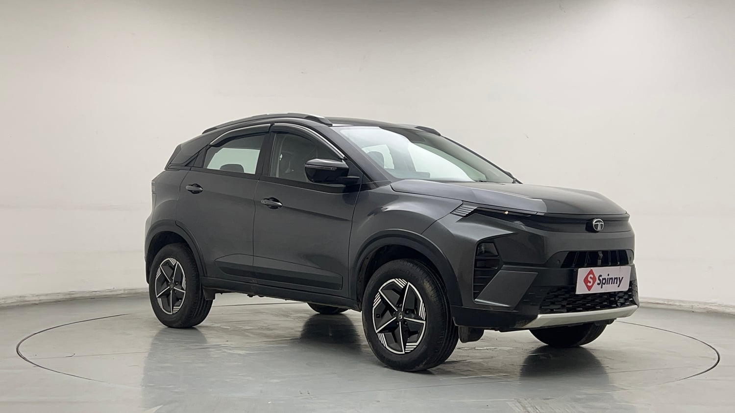 Used 2024 Tata Nexon Creative Plus S 1.2 Revotron Petrol 6AMT Petrol Automatic exterior RIGHT FRONT CORNER VIEW