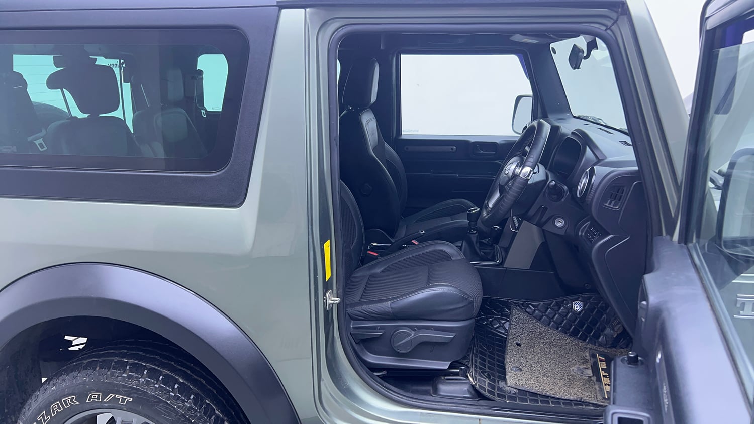 Used 2021 mahindra Thar LX Hard Top Petrol MT 4WD Petrol Manual interior RIGHT SIDE FRONT DOOR CABIN VIEW
