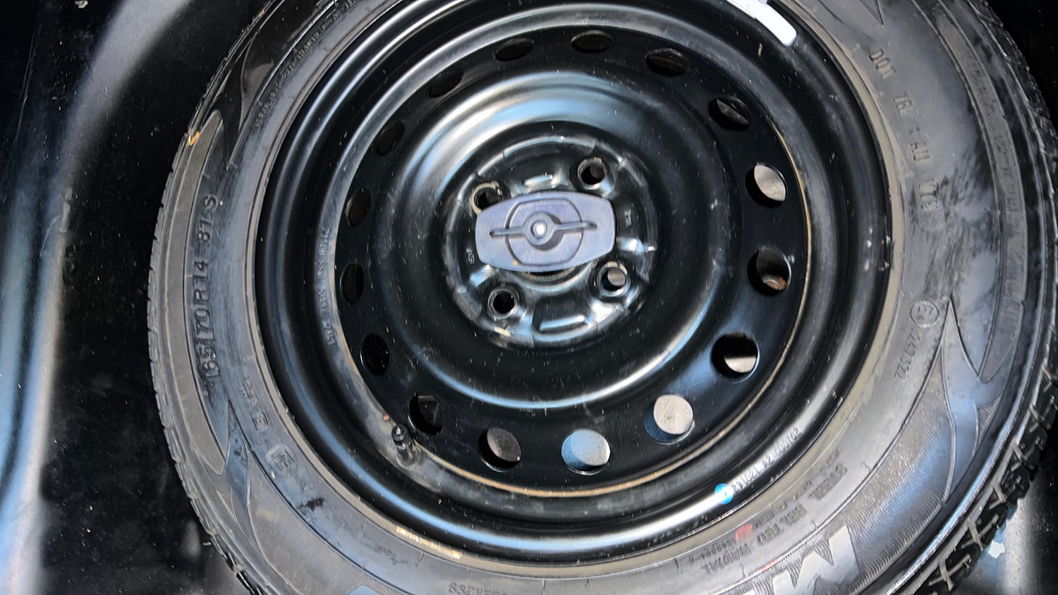 Used 2021 Maruti Suzuki Wagon R 1.0 VXi (O) 1.0 Petrol Manual tyres SPARE TYRE VIEW