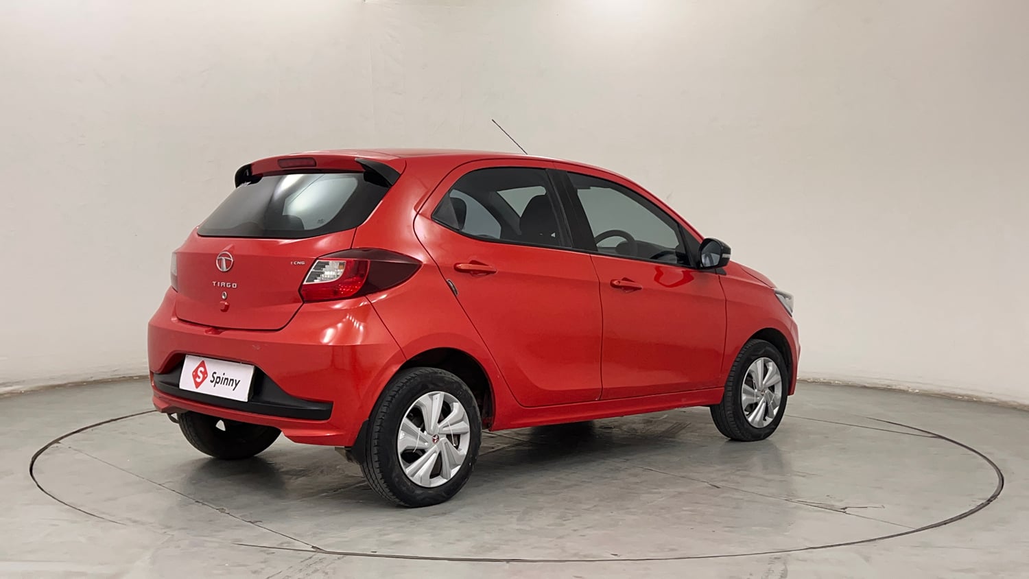 Used 2023 Tata Tiago XT CNG Cng Manual exterior RIGHT REAR CORNER VIEW