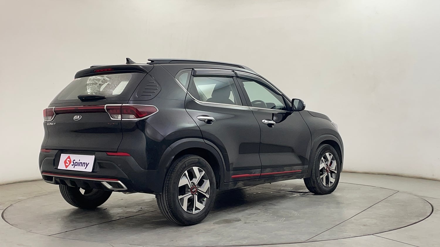 Used 2020 Kia Sonet GTX Plus 1.5 AT Diesel Automatic exterior RIGHT REAR CORNER VIEW