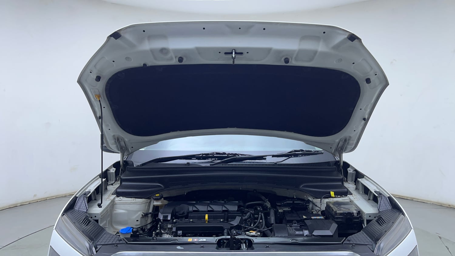 Used 2022 Hyundai Creta SX (O) 1.5 Petrol IVT Knight Petrol Automatic engine ENGINE & BONNET OPEN FRONT VIEW