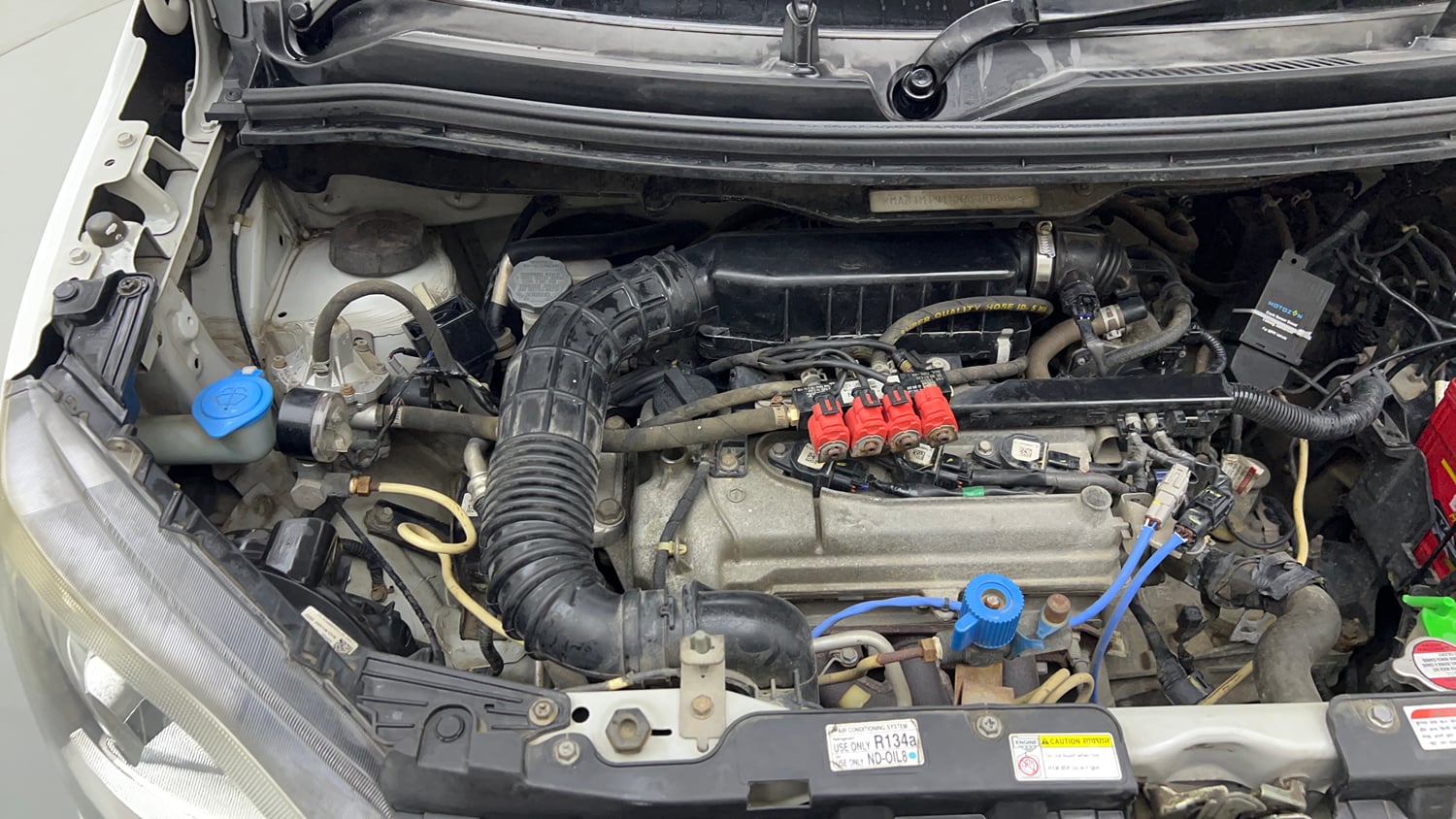Used 2022 Maruti Suzuki Wagon R 1.0 VXi (O) 1.0 Petrol Manual engine ENGINE RIGHT SIDE VIEW