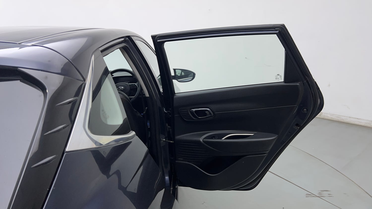 Used 2021 Hyundai New i20 Asta (O) 1.0 Turbo DCT Petrol Automatic interior RIGHT REAR DOOR OPEN VIEW