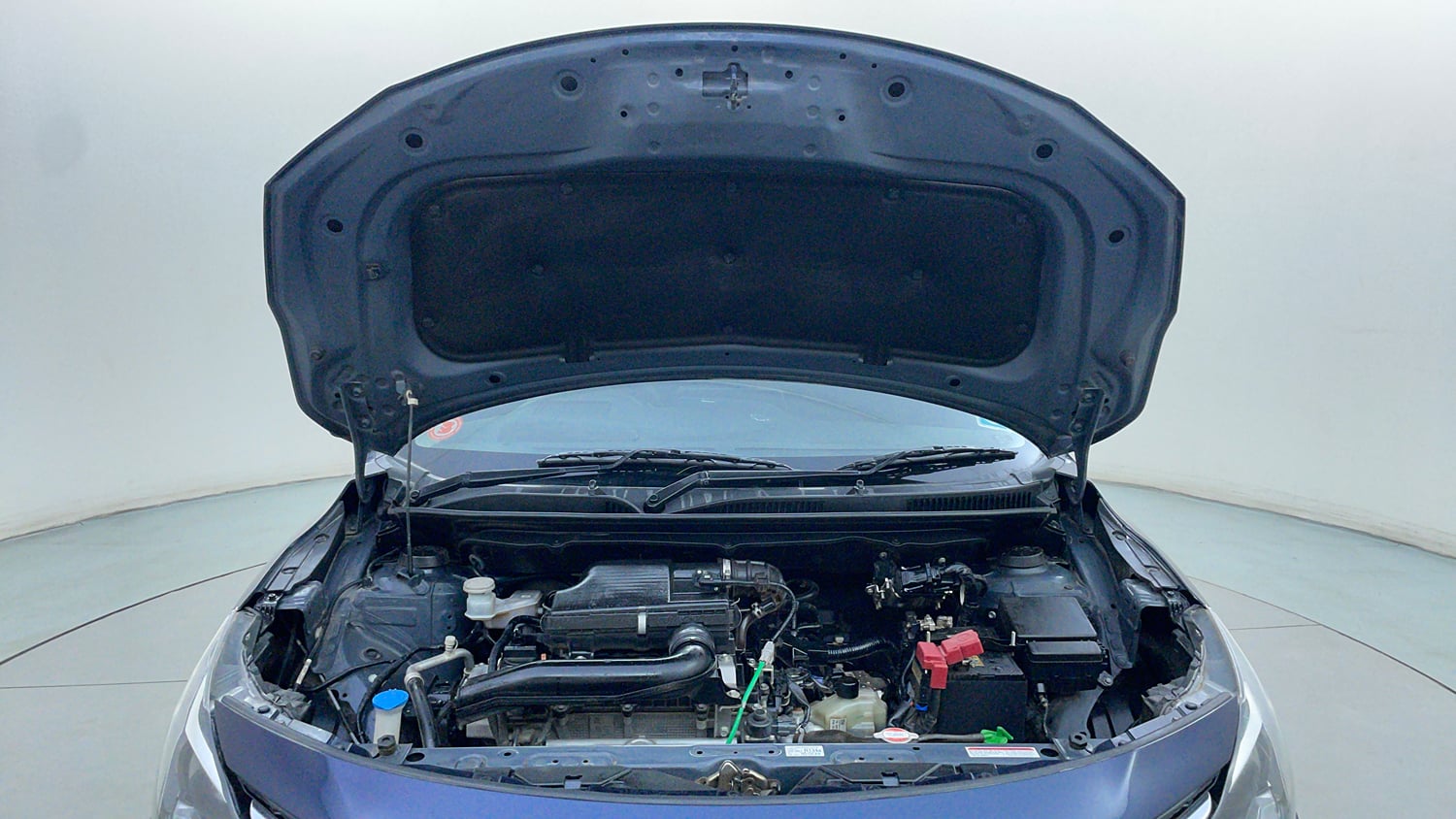 Used 2022 Maruti Suzuki Baleno Alpha AGS Petrol Automatic engine ENGINE & BONNET OPEN FRONT VIEW