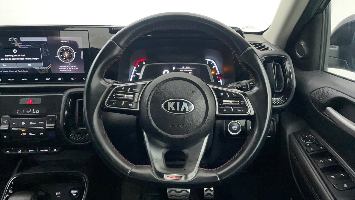 Used 2020 Kia Sonet GTX Plus 1.5 AT Diesel Automatic interior STEERING VIEW