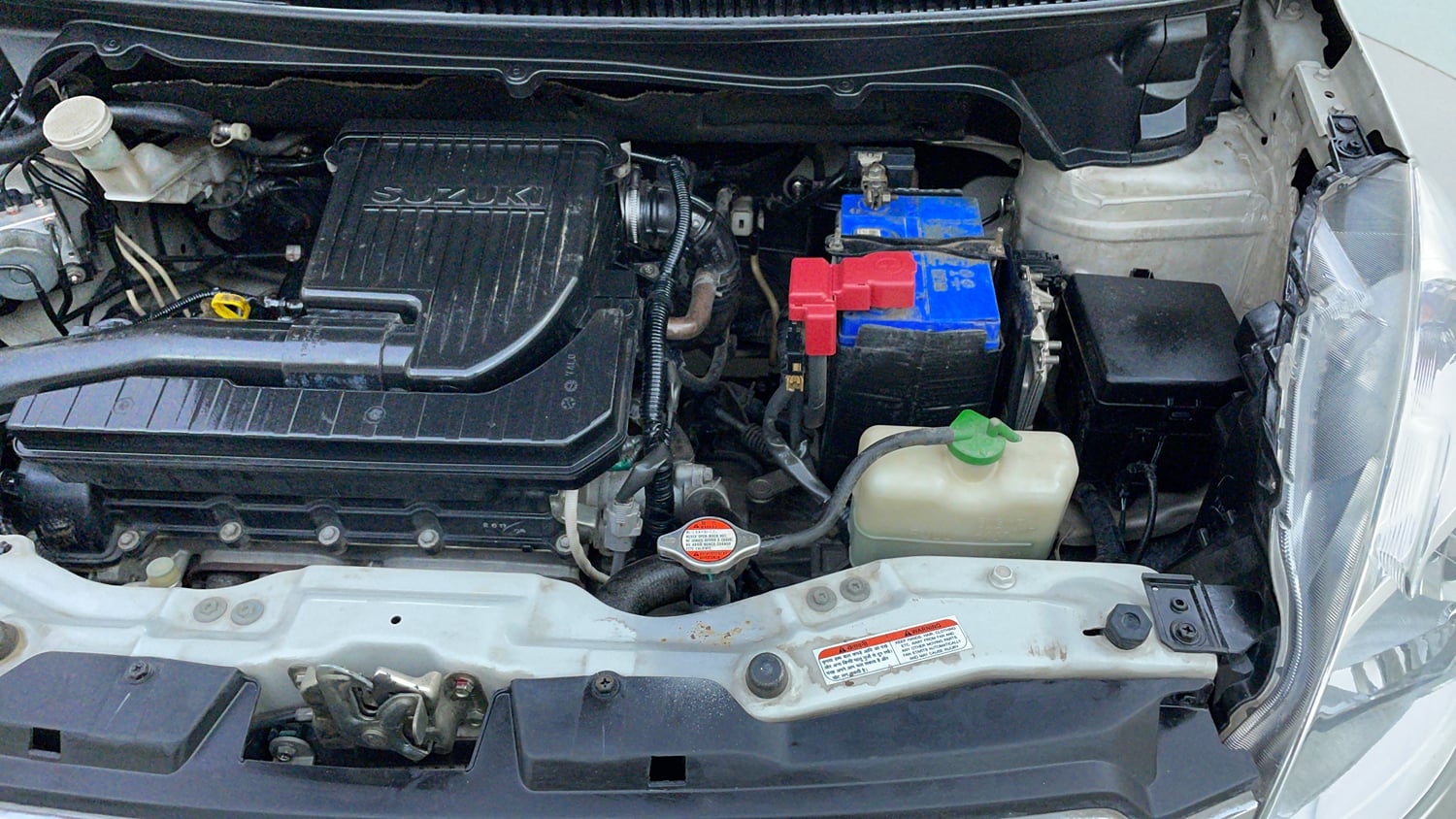 Used 2017 Maruti Suzuki Ertiga ZXI+ Petrol Manual engine ENGINE LEFT SIDE VIEW