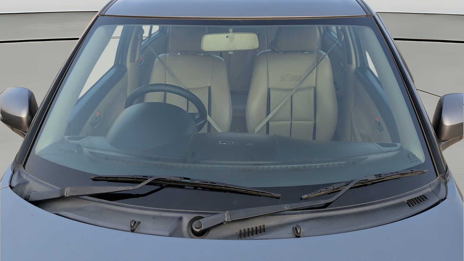Used 2014 Maruti Suzuki Swift Dzire VXI Petrol Manual exterior FRONT WINDSHIELD VIEW