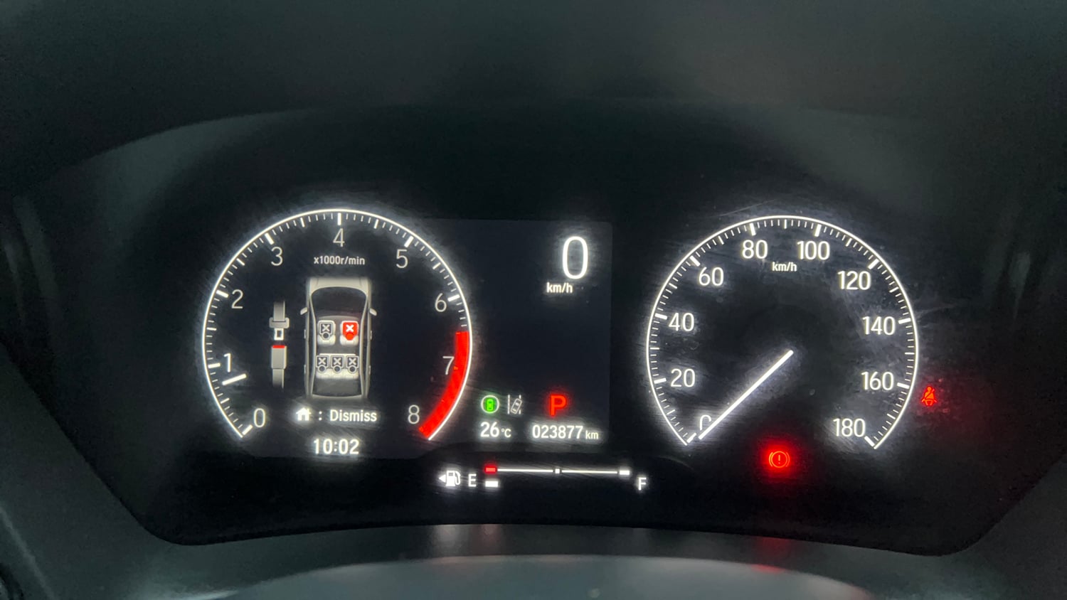 Used 2025 Honda Amaze ZX 1.2 Petrol CVT Petrol Automatic interior CLUSTERMETER VIEW