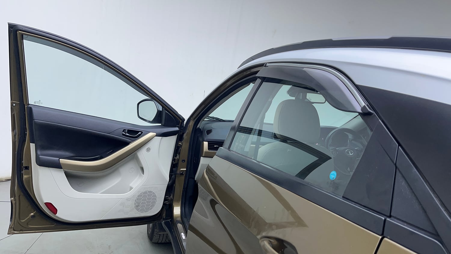 Used 2022 Tata Nexon XZA Plus (Premium) Diesel Jet Diesel Automatic interior LEFT FRONT DOOR OPEN VIEW