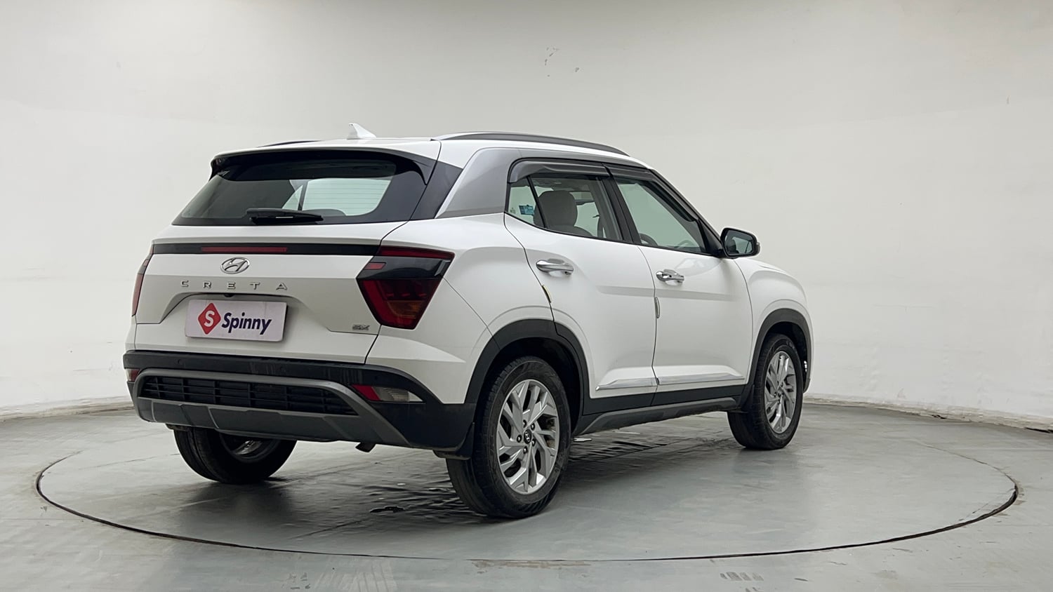 Used 2023 Hyundai Creta SX 1.5 Petrol Petrol Manual exterior RIGHT REAR CORNER VIEW