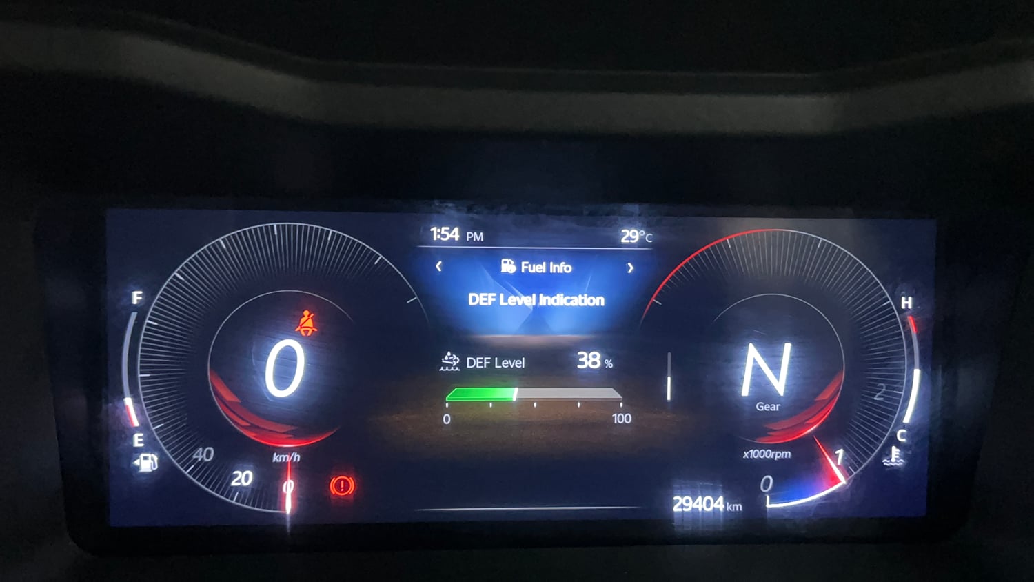 Used 2024 Mahindra XUV 3XO AX5 1.5 Diesel Diesel Manual interior CLUSTERMETER VIEW