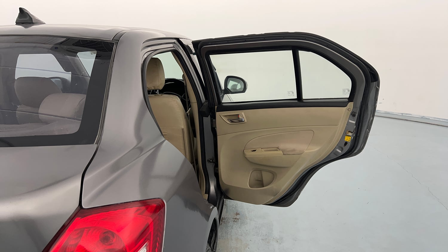 Used 2014 Maruti Suzuki Swift Dzire VDI Diesel Manual interior RIGHT REAR DOOR OPEN VIEW