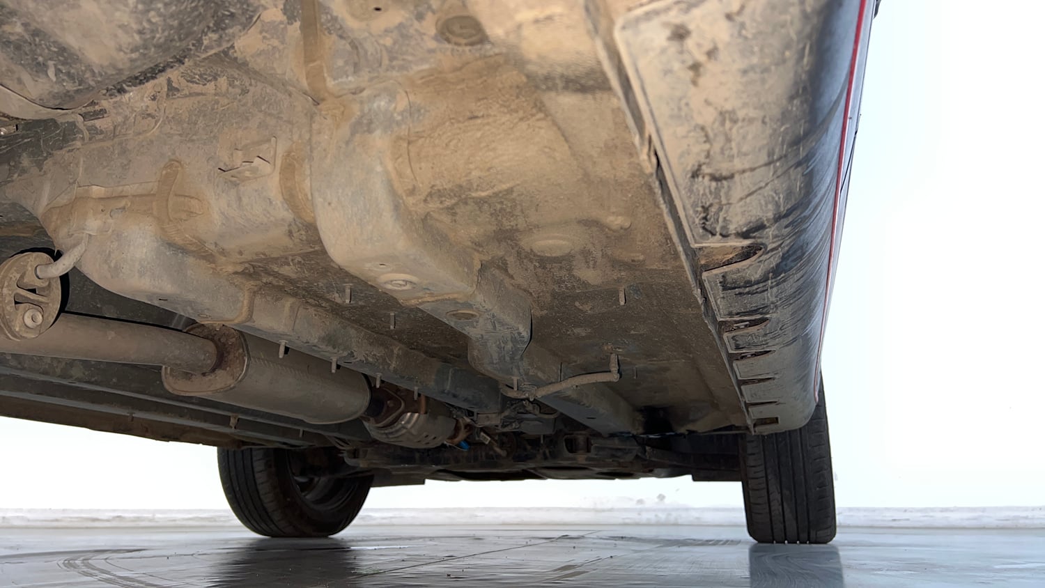 Used 2024 Hyundai Creta N-Line N10 1.5 Turbo DCT Petrol Automatic extra REAR RIGHT UNDERBODY VIEW